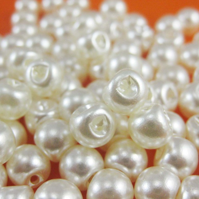Baby Products Eco Friendly - 50pcs 진주 단추 12mm 라운드 아이보리