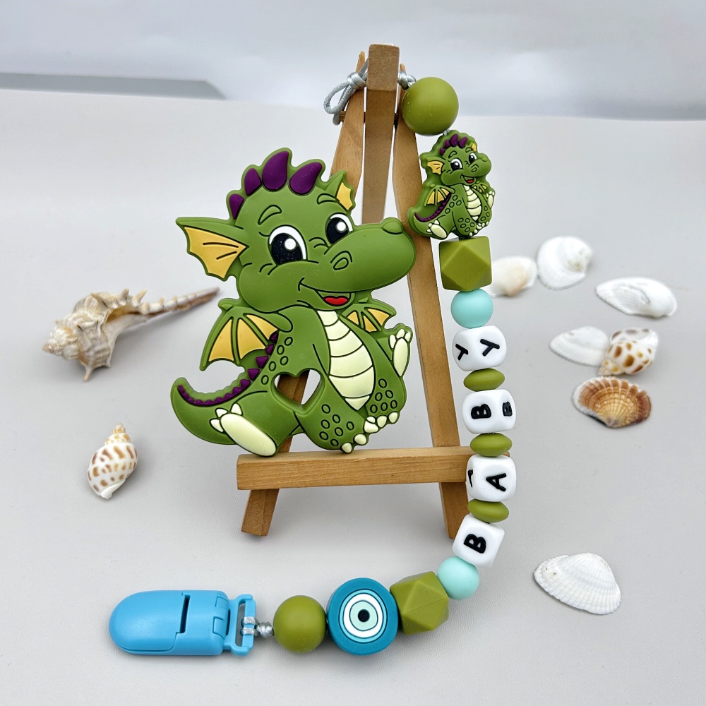 Baby Teethers - 사용자 정의 영어 러시아어 실리콘 문자
