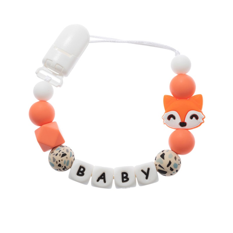 Baby Teethers - 만화 맞춤 이름 수제 젖꼭지 클립