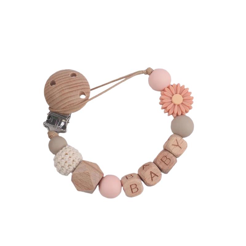 Baby Products Eco Friendly - 수제 무료 맞춤형 이름 실리콘 나무