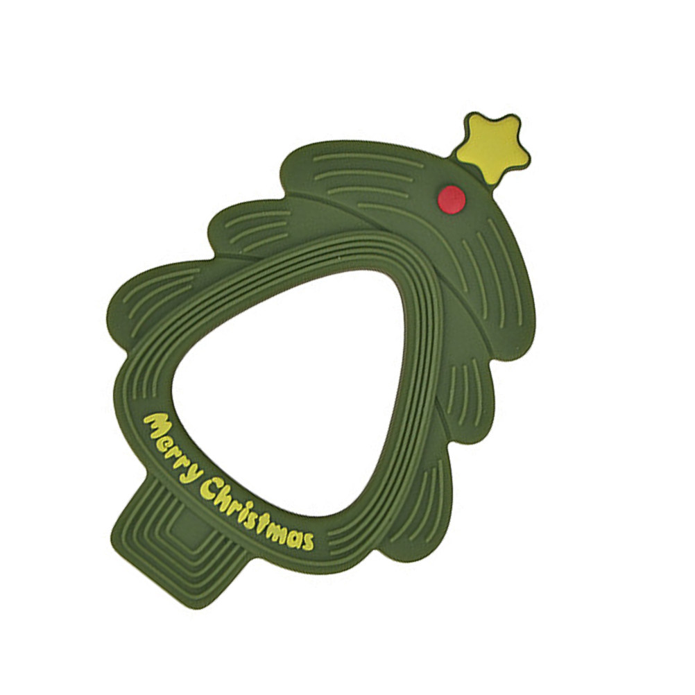 Baby Products Eco Friendly - 1개 실리콘 크리스마스 트리 모양 아기