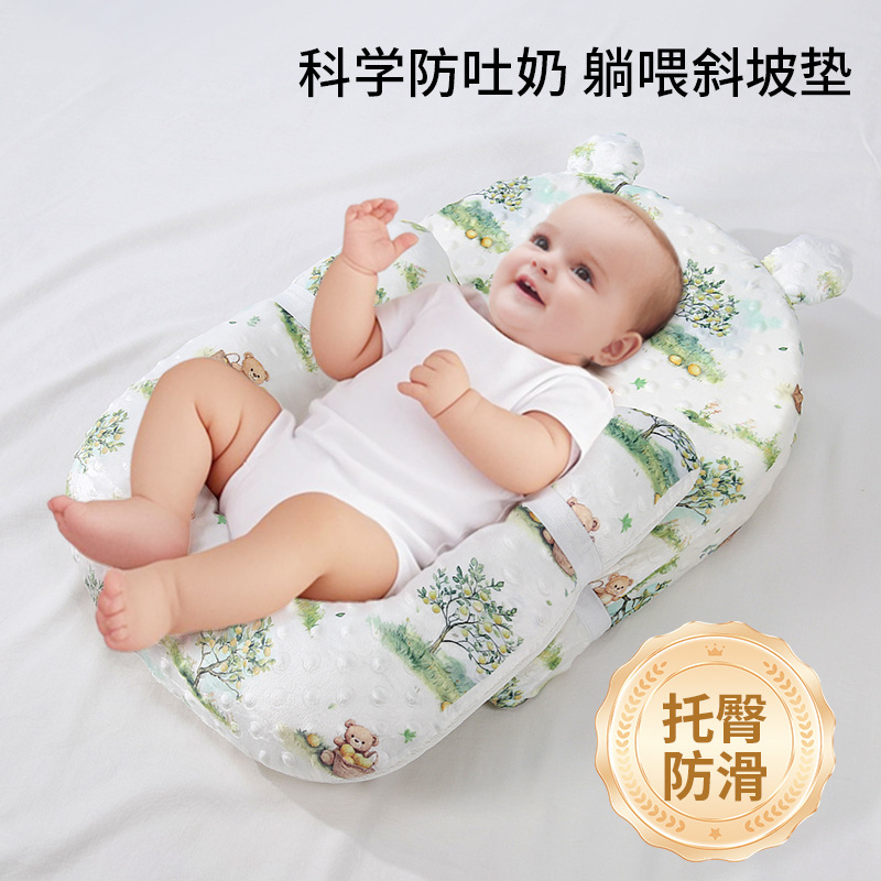 Anti-Roll Baby Pillow - 아기 베개 신생아 머리 보호대 수면