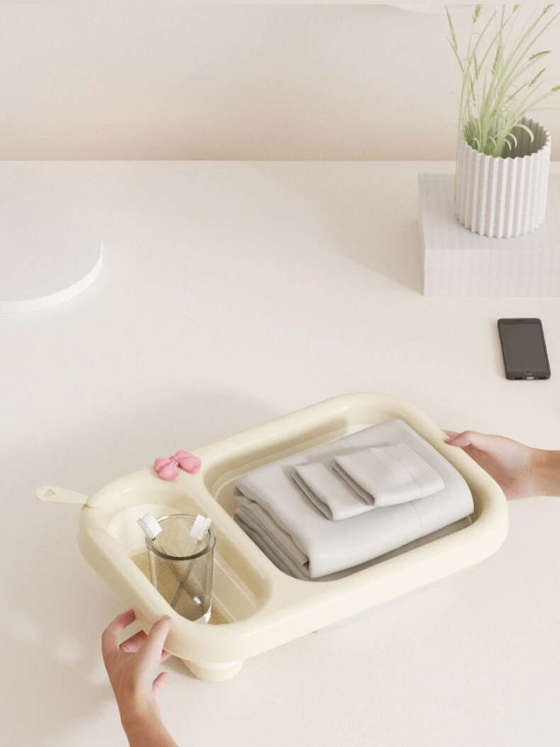 어린이 접이식 세면대, 아기 대야 걸기 가능, 가정용  - Baby Products Eco Friendly 리뷰 및 가격