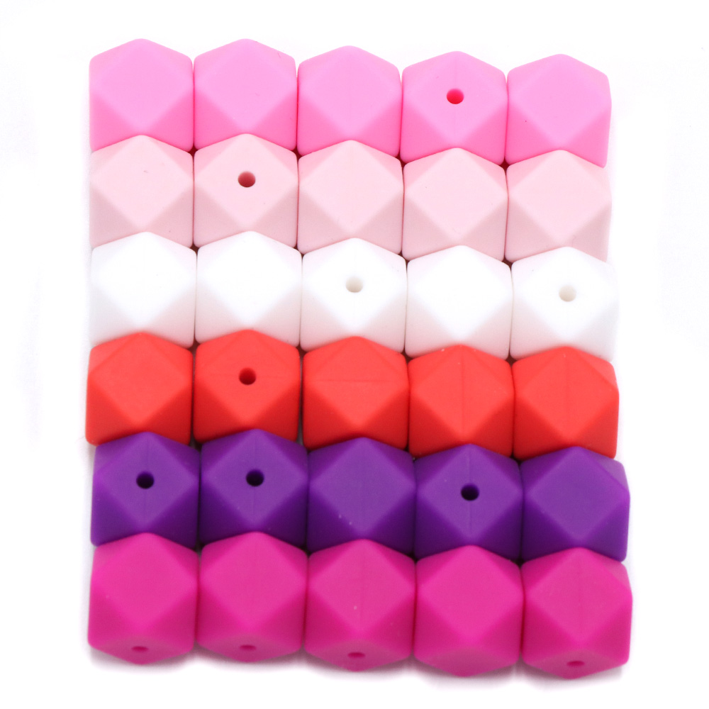 BOBO.BOX 10pcs 14mm 육각형 실리콘 구슬 - Baby Products Eco Friendly 리뷰 및 가격