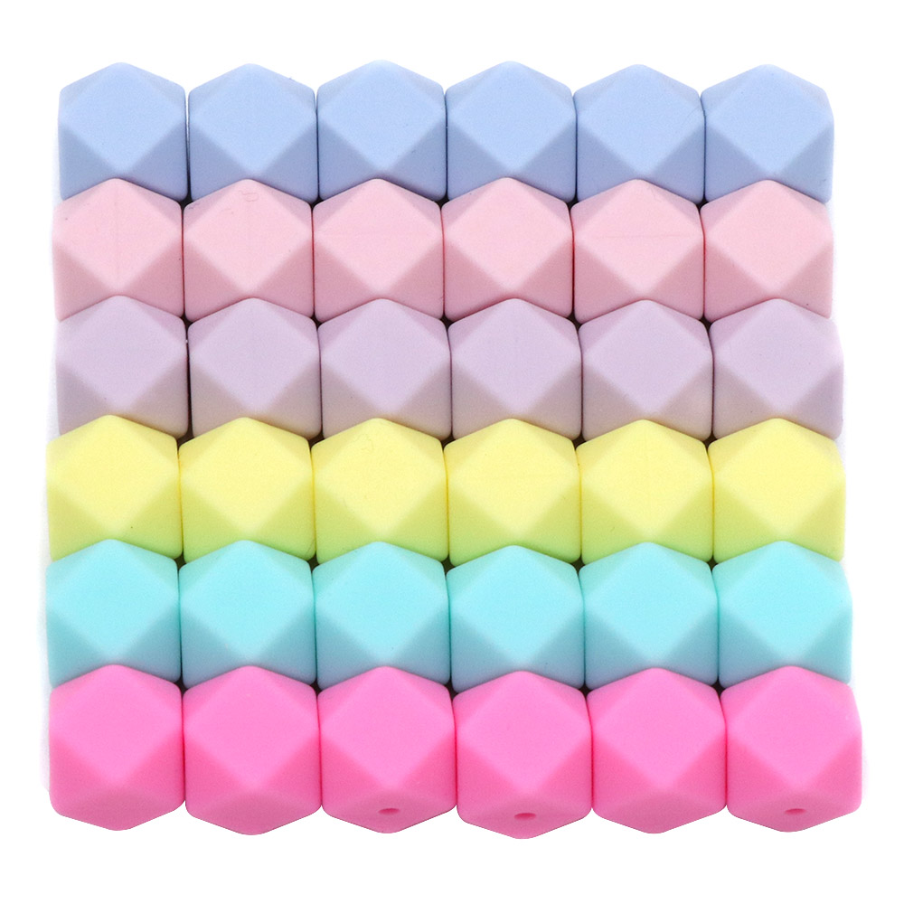BOBO.BOX 10pcs 14mm 육각형 실리콘 구슬 - Baby Products Eco Friendly 리뷰 및 가격