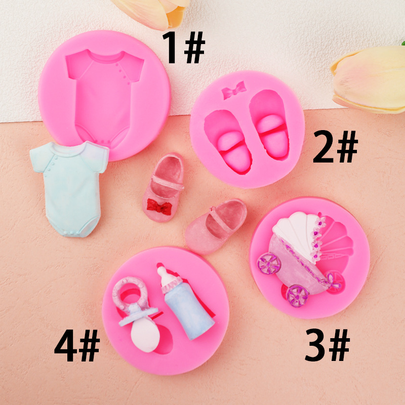 아기용품 실리콘 몰드 유모차 병 신발 옷 베이킹 케이크 - Baby Products Eco Friendly 리뷰 및 가격