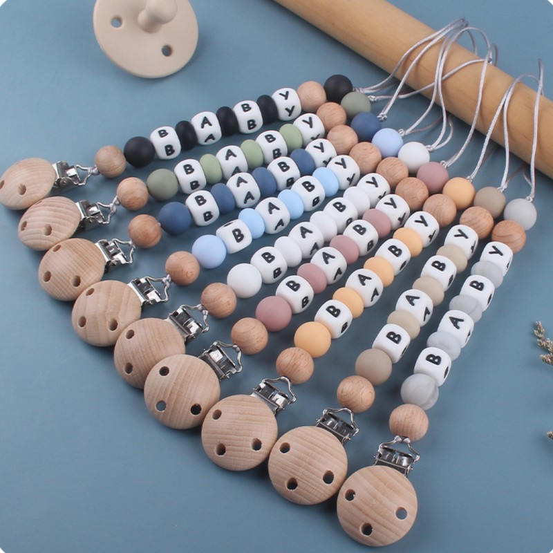 이름 맞춤형 실리콘 젖꼭지 체인 아기 치아발육기 젖꼭지 - Baby Teethers 리뷰 및 가격