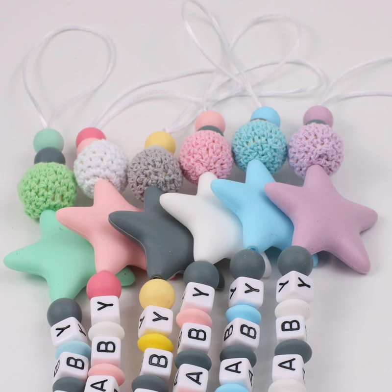 새로운 맞춤형 이름 아기 Teether 팔찌 식품 학년 - Baby Teethers 리뷰 및 가격