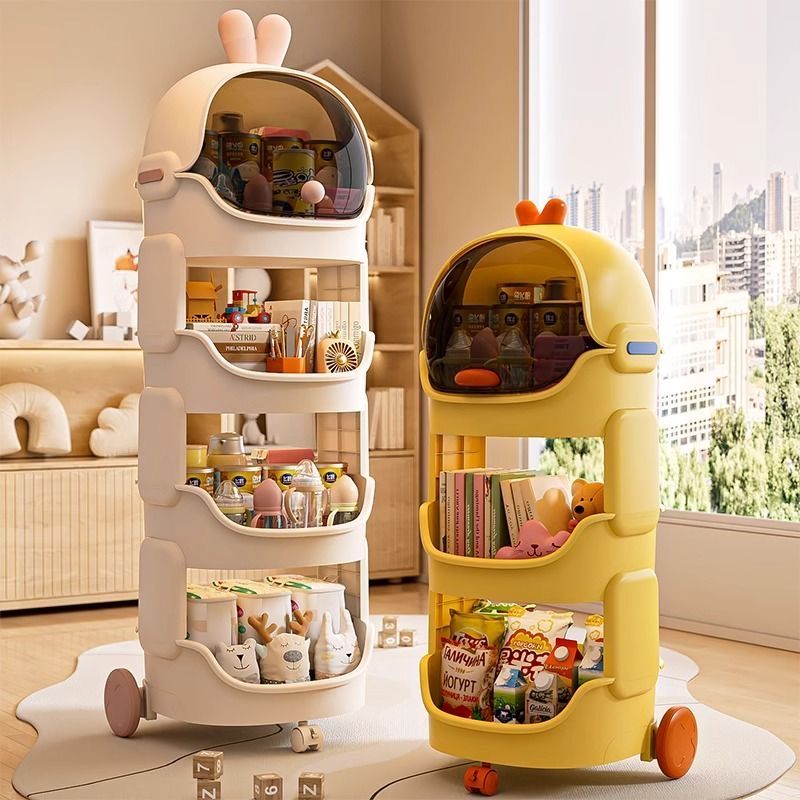 귀여운 오리 모양의 롤링 수납 카트, 투명 뚜껑과 바퀴 - Baby Products Eco Friendly 리뷰 및 가격